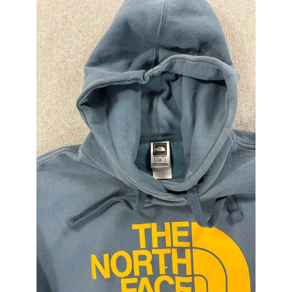 The North Face Half Dome Screened Midweight Hoodie Sweatshirt (Men's Large) Blue